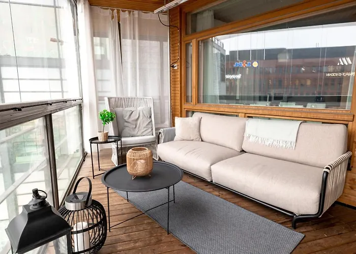 2ndhomes Luxurious Kamppi Center 2br With Sauna & Balcony דירה הלסינקי